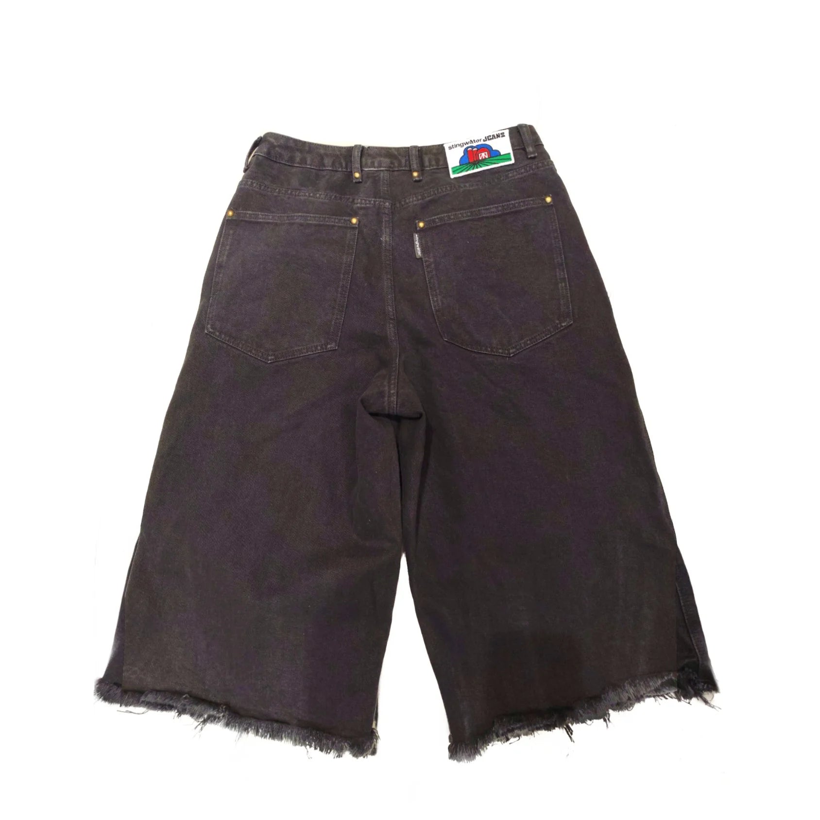 Saloon Jean Shorts - Black