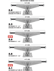 V-Light Lo Trucks - Silver