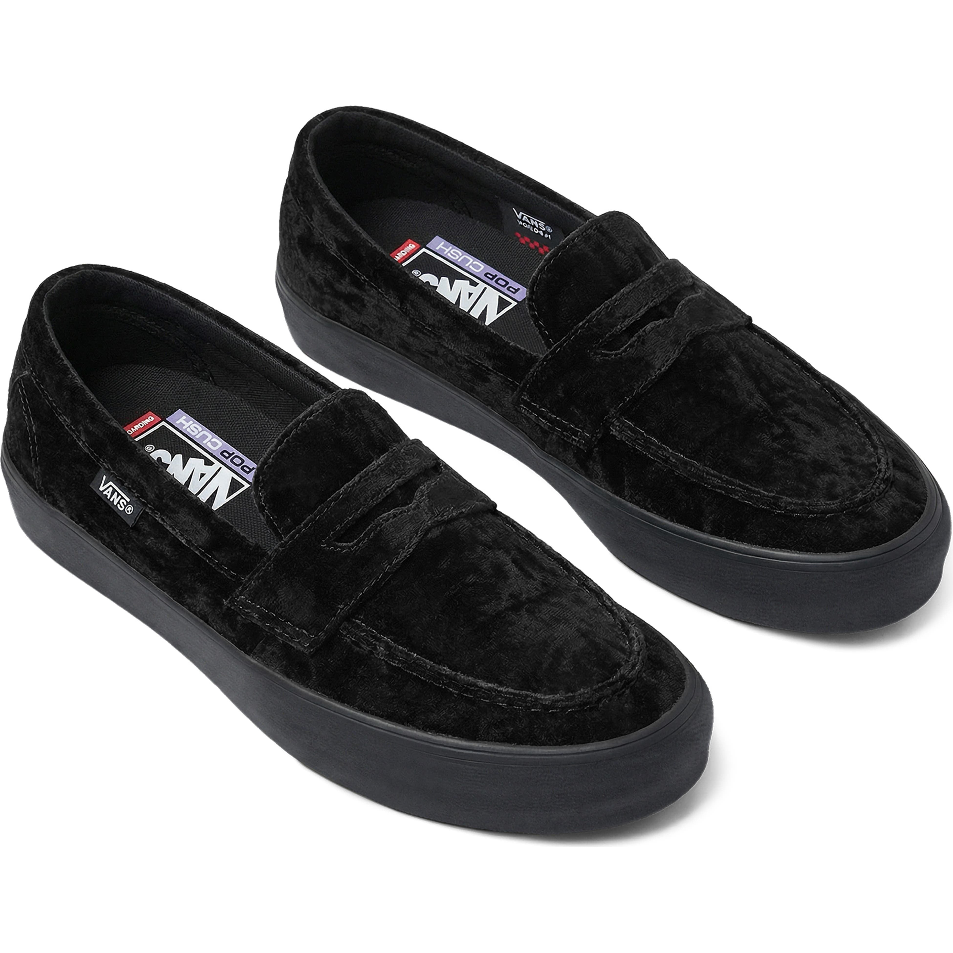 Skate Loafer Velvet - Black