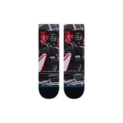 Kids Star Wars Manga Vader Crew Socks - Black