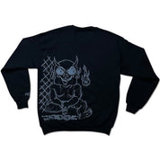 Baby Devil Logo Crewneck - Black