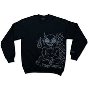 Baby Devil Logo Crewneck - Black