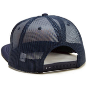 Casquette de camionneur semi-ivre - Bleu marine/blanc