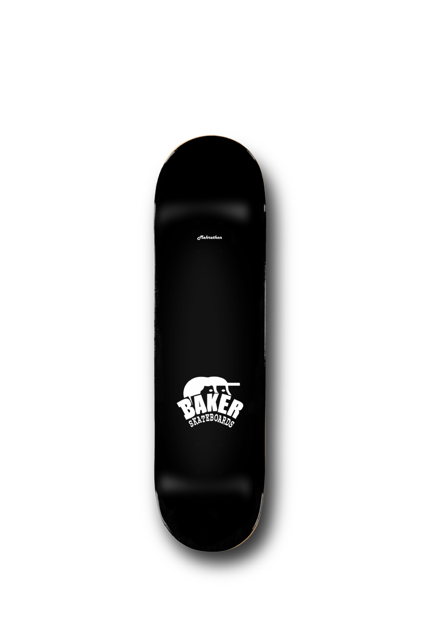 x Mehrathon Logo de la marque Deck noir/blanc - 8,25"