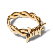 Barbed Wire Ring - Gold