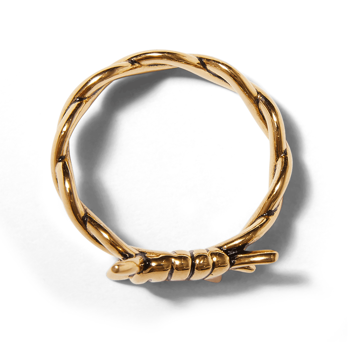 Barbed Wire Ring - Gold