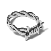 Barbed Wire Ring - Silver