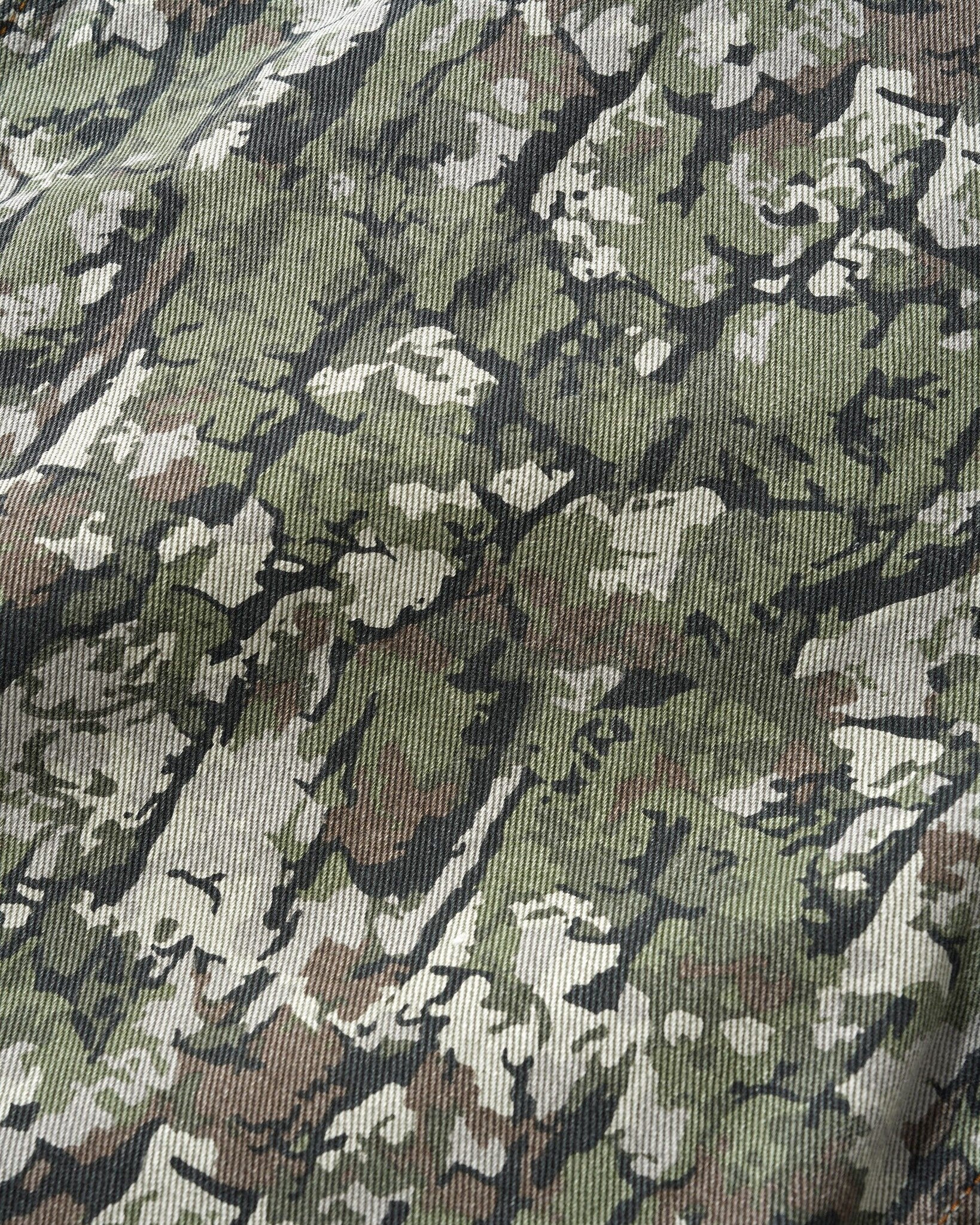 Bark Camo Denim Jeans - Army