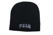 League Uncuffed Classic Beanie - Black/Blue