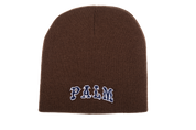 Bonnet classique League sans revers - Marron/Bleu