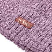 Cursive Fold Beanie - Pink Lilac