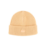 Cursive Fold Beanie - Sand