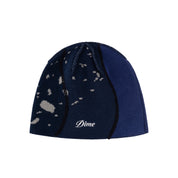 Bonnet Skully à point inversé - Bleu marine