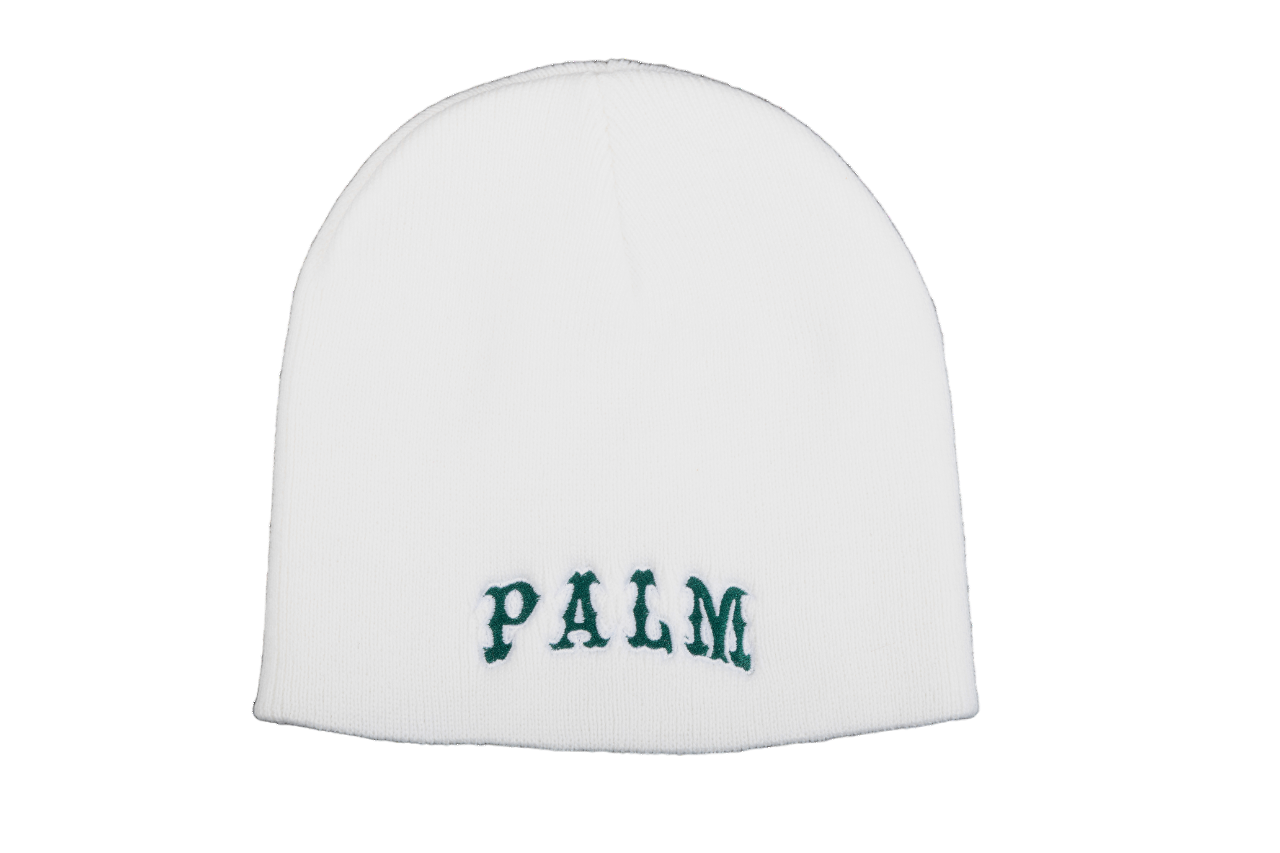 League Uncuffed Classic Beanie - White/Green