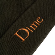 Classic Wool Fold Beanie - Army