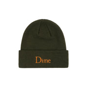 Classic Wool Fold Beanie - Army