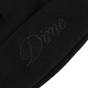 Cursive Beanie - Black