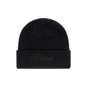 Cursive Beanie - Black