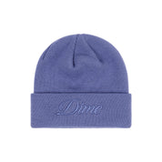 Cursive Beanie - Purple