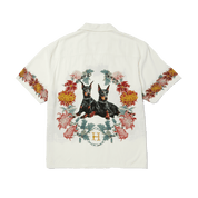 Chemise de villégiature pour garçons - Blanc 
