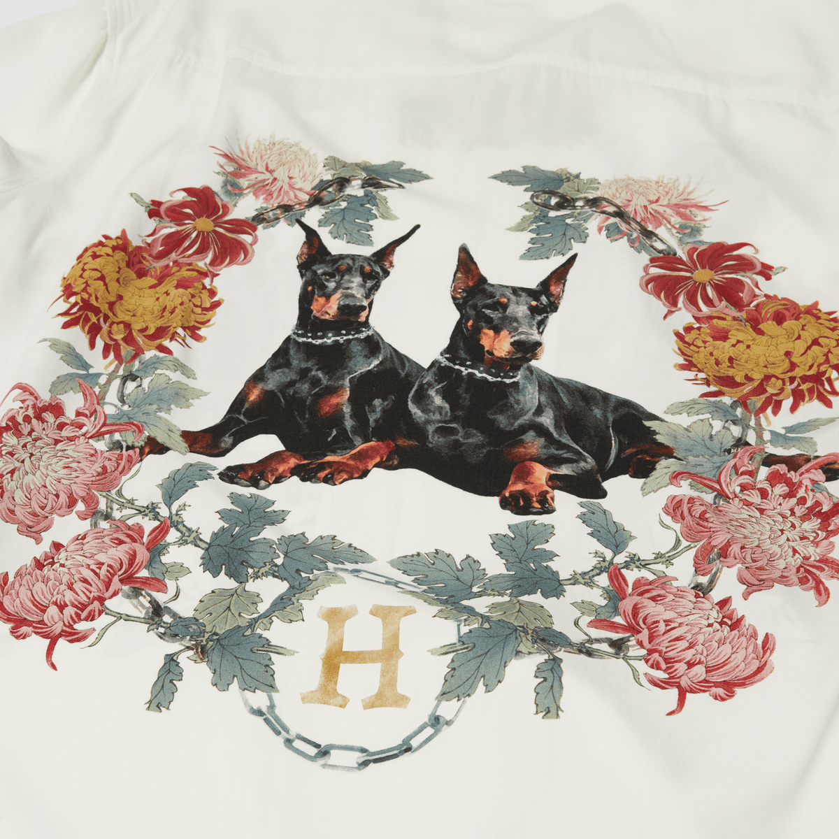 Chemise de villégiature pour garçons - Blanc 