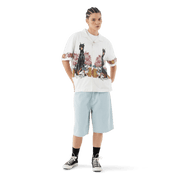 Chemise de villégiature pour garçons - Blanc 