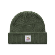 Betty Premium Ribbed Beanie - Alpine Green