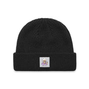 Betty Premium Ribbed Beanie - Black
