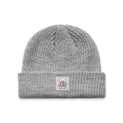 Betty Premium Ribbed Beanie - Gun Metal Heather