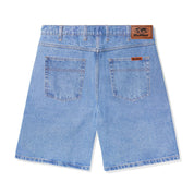 Baggy Denim Shorts - Washed Indigo