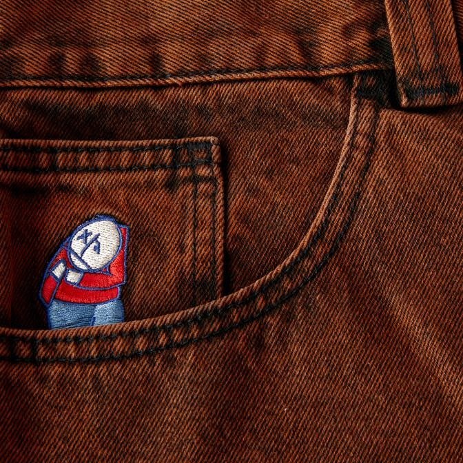 Big Boy Jeans - Orange Black