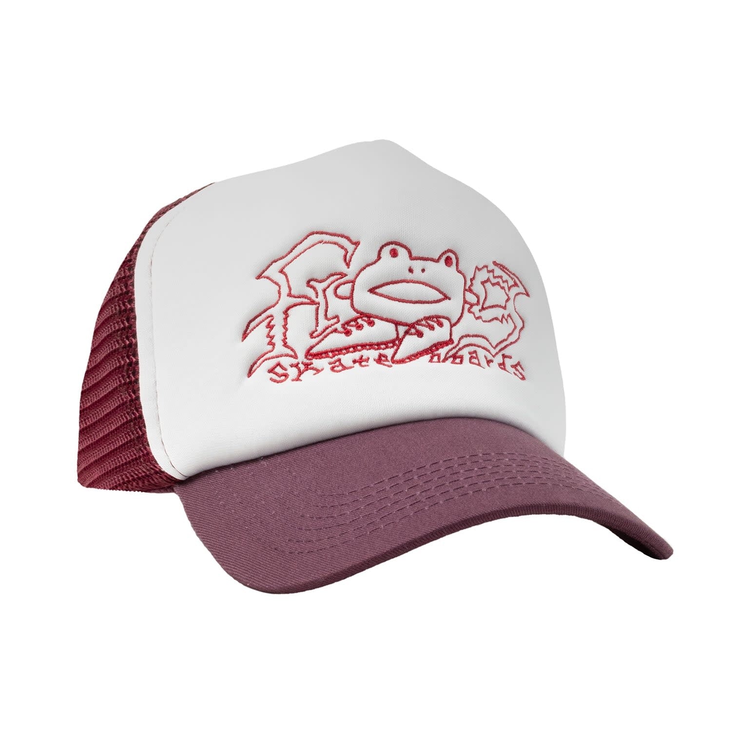 Big Shoes Trucker Hat - Maroon