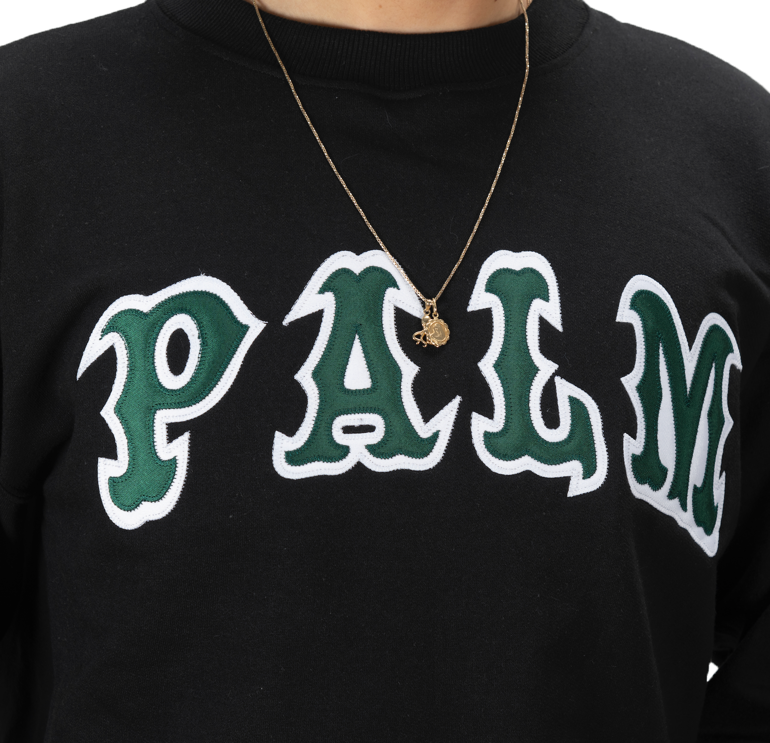 League Crewneck - Black/Green