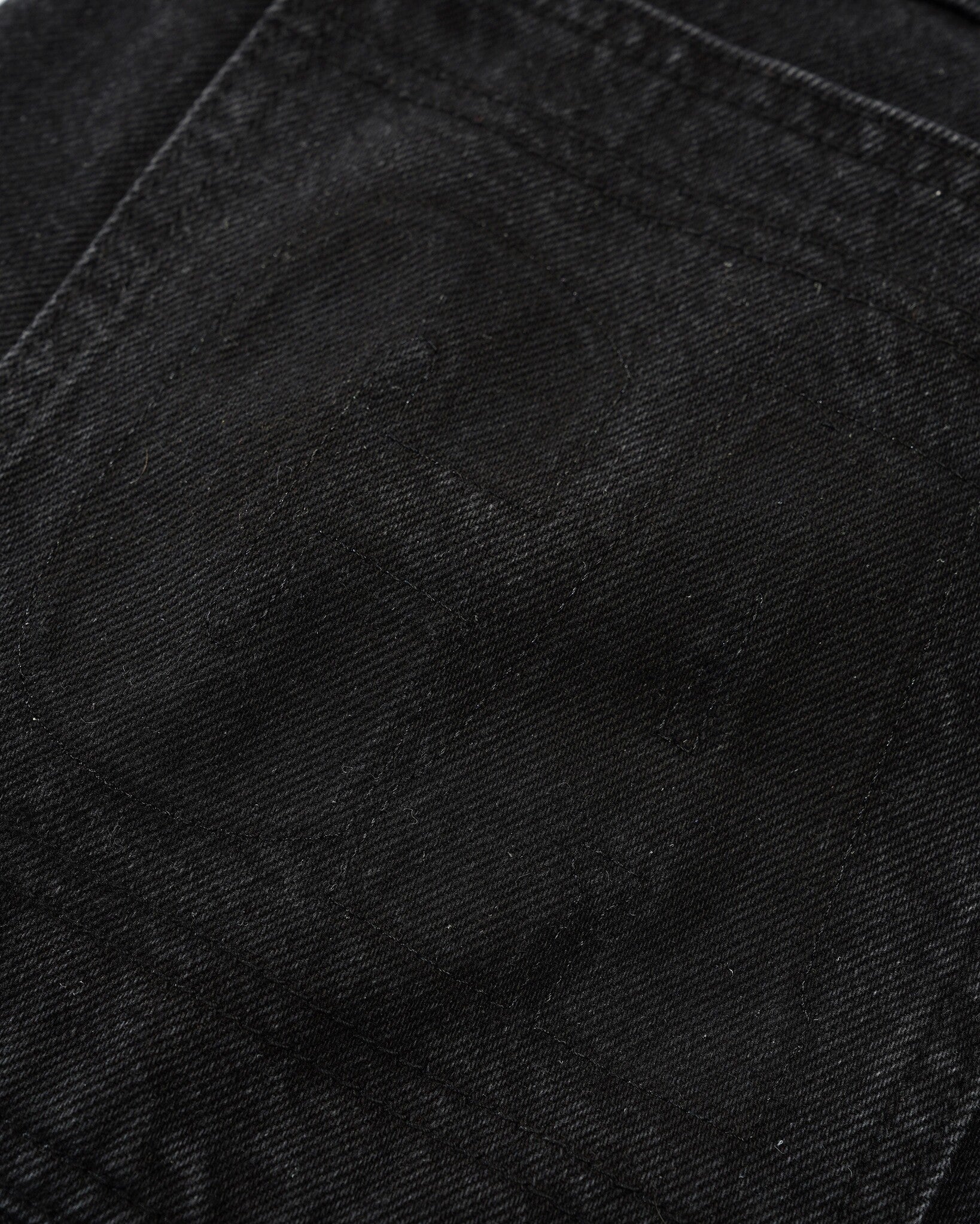 Blockout Denim Jeans - Washed Black