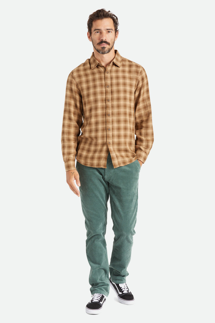 Cruz Soft Weave L/S Flannel - Mojave/Deep Palm