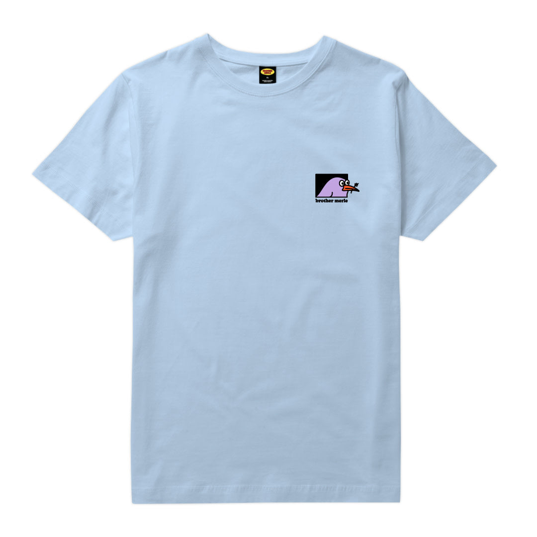Bird Logo T-Shirt - Light Blue