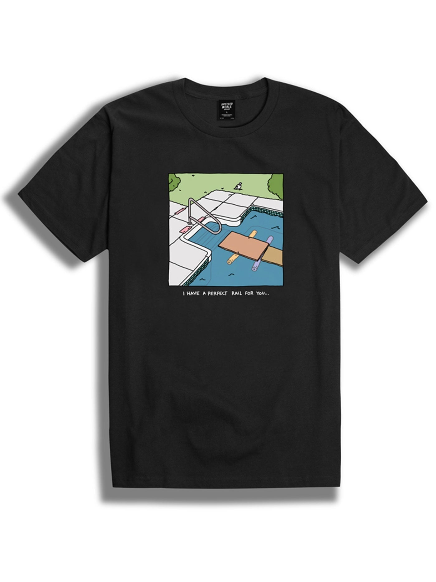 Perfect Pool Rail T-Shirt - Black