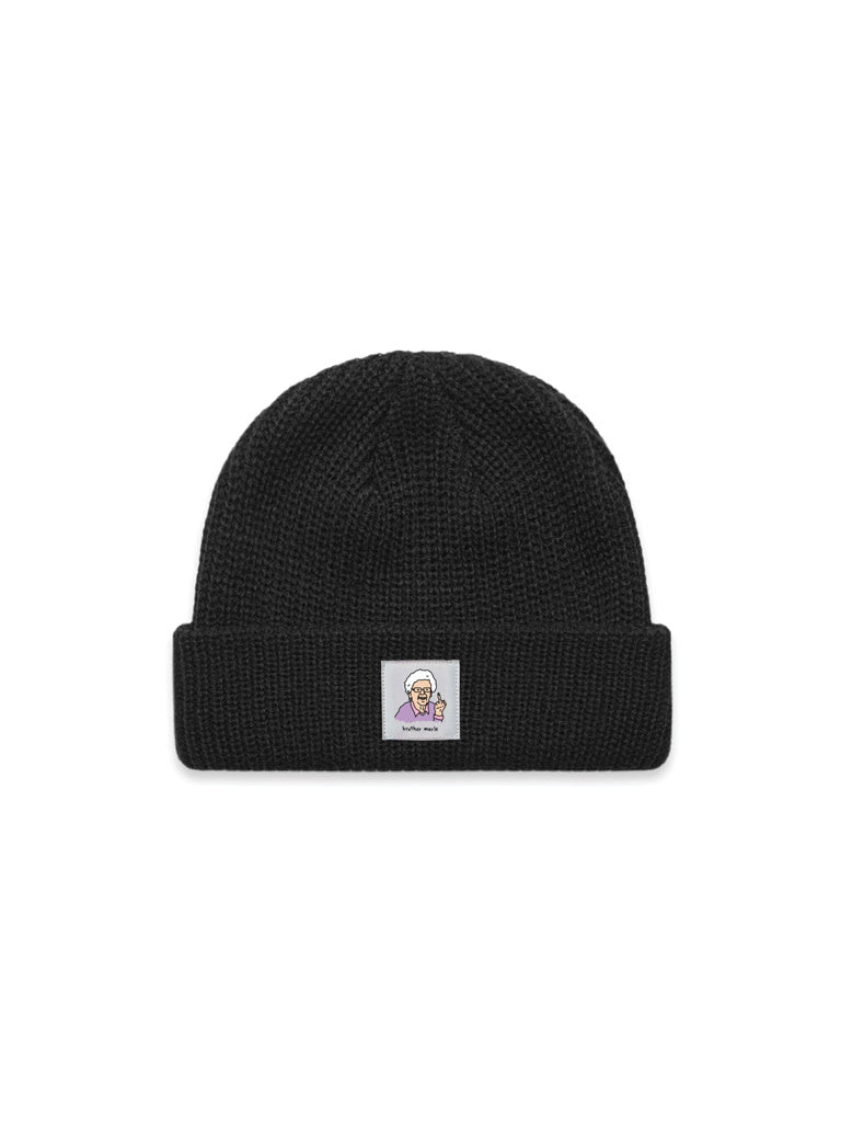 Betty Cuffed Beanie - Black