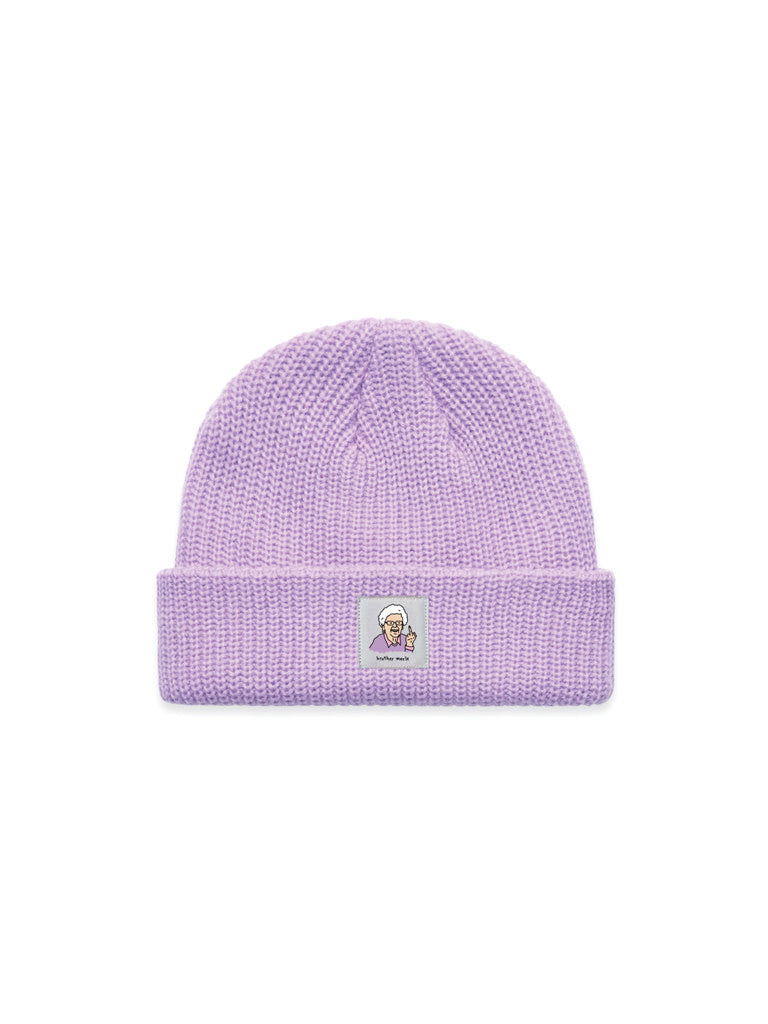 Betty Cuffed Beanie - Lavender