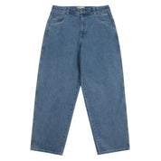 Baggy Denim Pants - Blue Washed