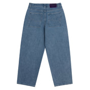 Baggy Denim Pants - Blue Washed