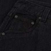 Pantalon en jean décontracté - Noir délavé