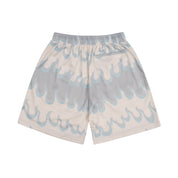 Short en maille Space Flame - Blanc