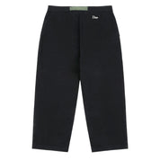 Belted Twill Pants - Dark Charcoal