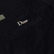 Belted Twill Pants - Dark Charcoal