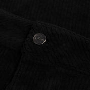 Pantalon ample classique en velours côtelé - Noir