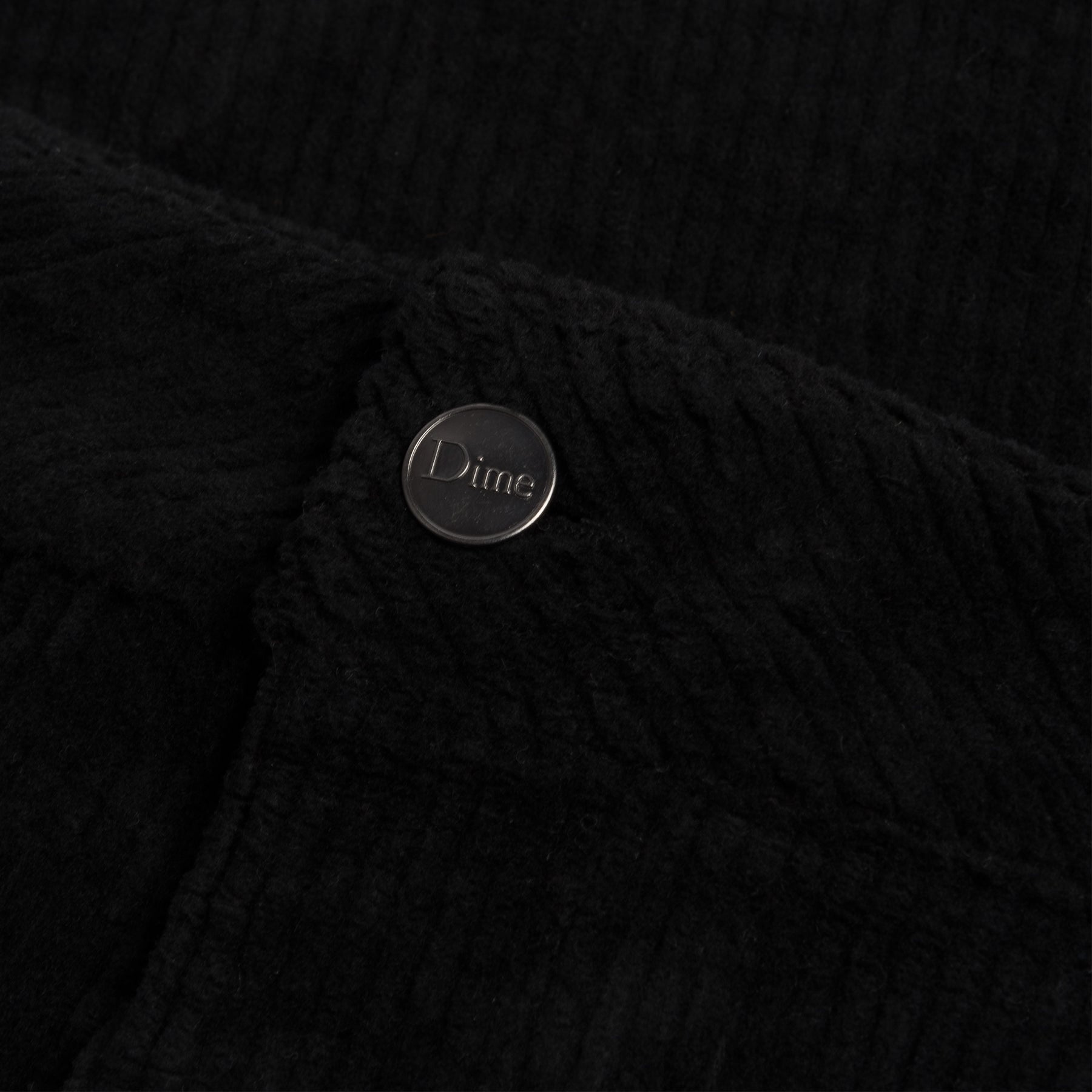 Pantalon ample classique en velours côtelé - Noir