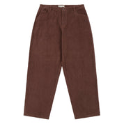 Pantalon ample classique en velours côtelé - Marron
