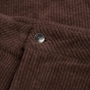 Pantalon ample classique en velours côtelé - Marron