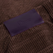 Pantalon ample classique en velours côtelé - Marron
